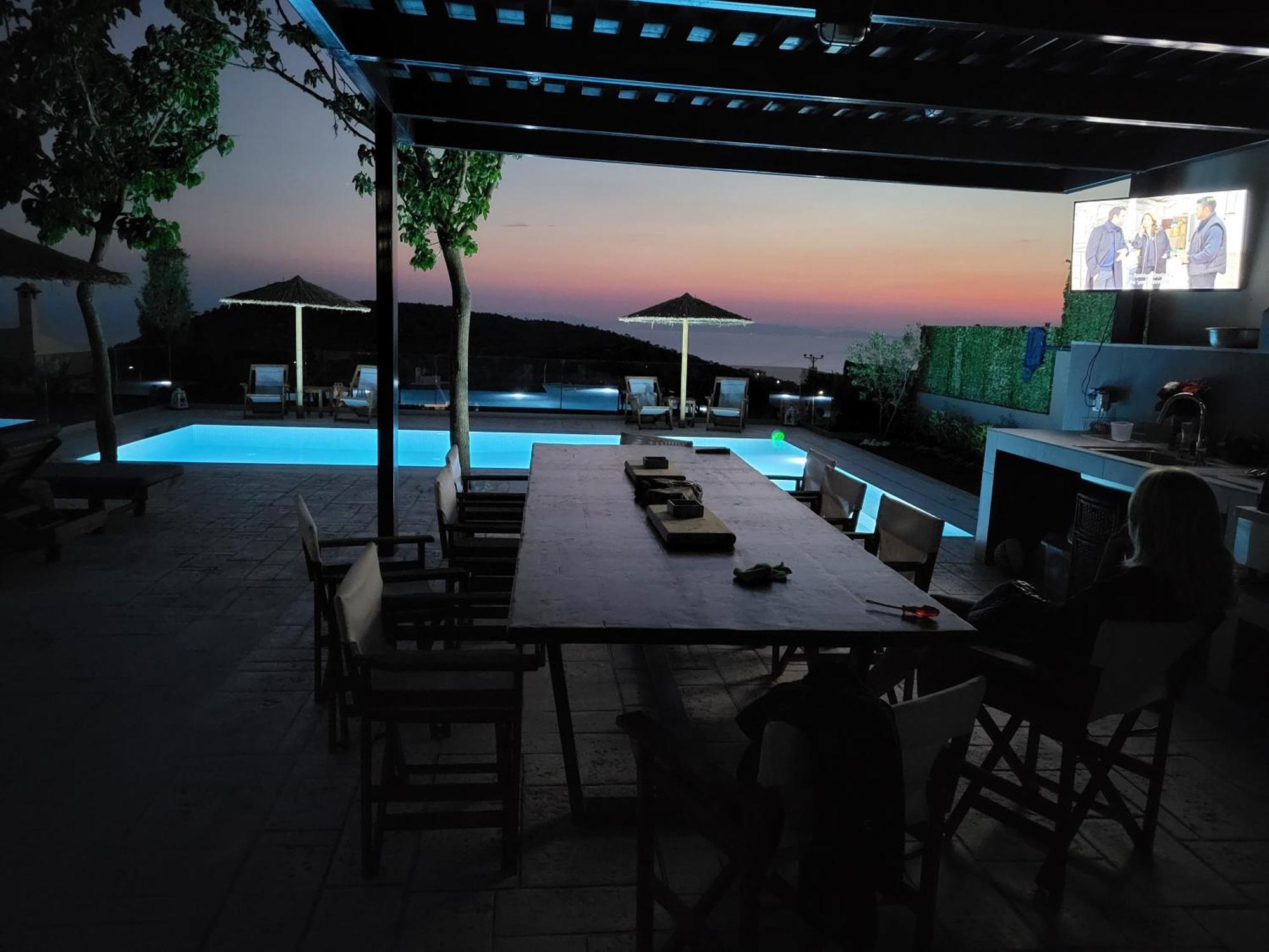 "Stergiou Luxury Apartment 2Nd Floor" Με Κοινη Πισινα Saronida Habitación foto