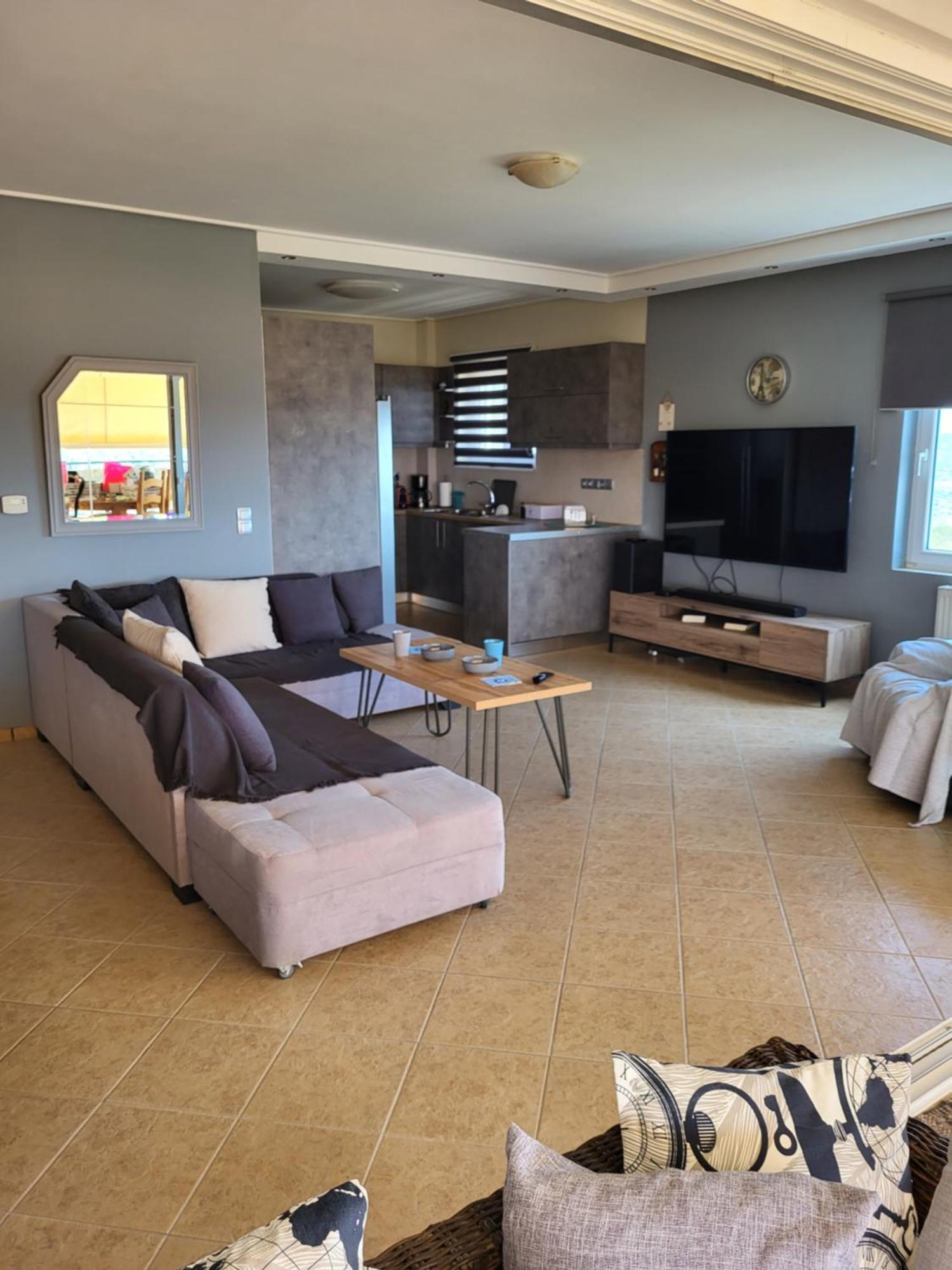 "Stergiou Luxury Apartment 2Nd Floor" Με Κοινη Πισινα Saronida Habitación foto